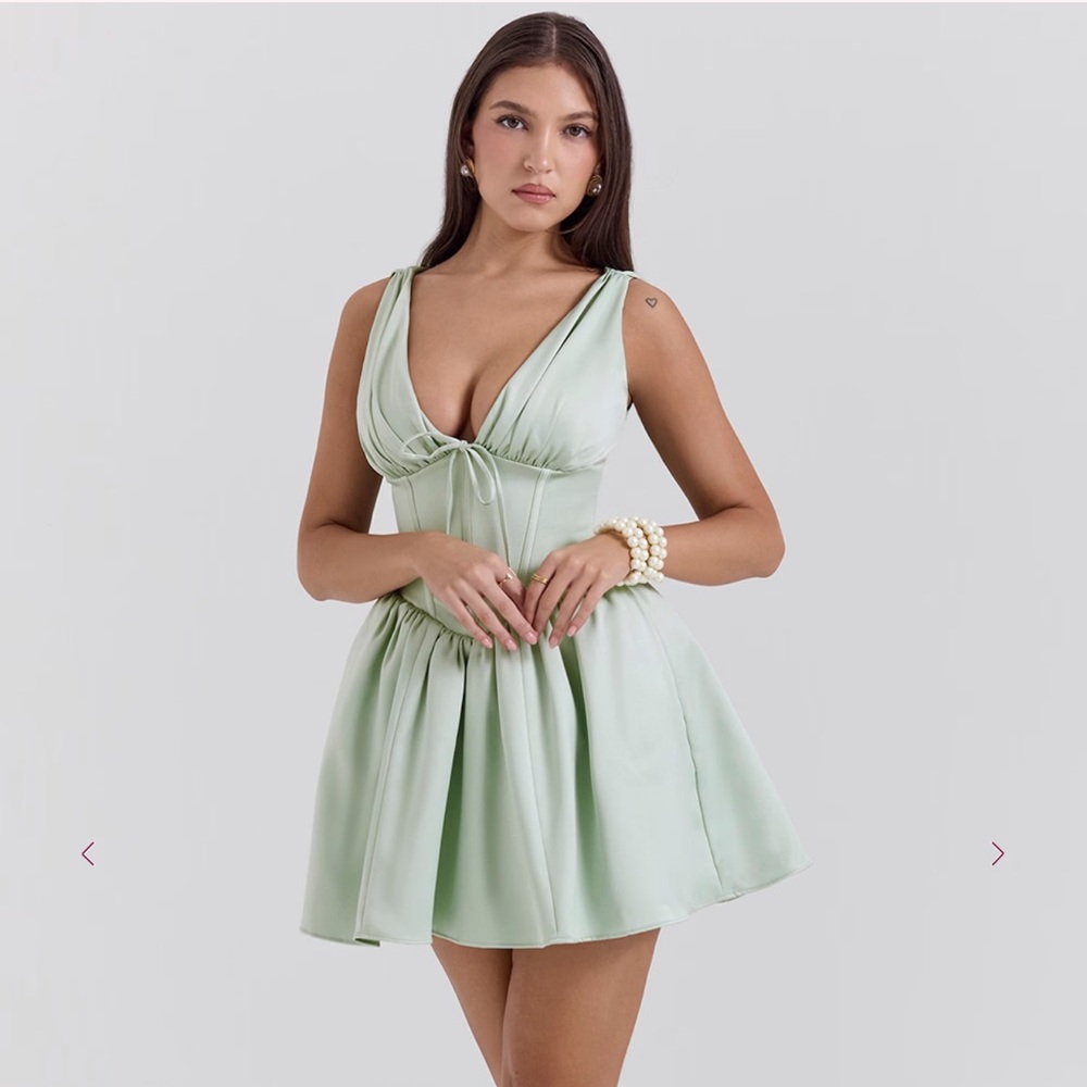 House of CB Mint Green Mini Dress